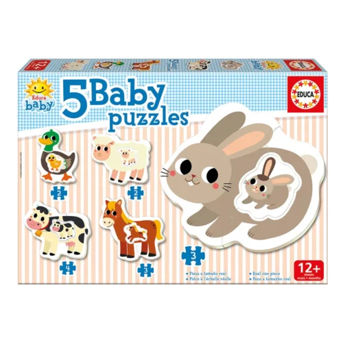 5 Puzzles Bebê A Quinta