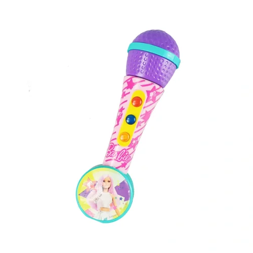 Reig Microfone Mão com Amplificador e Ritmos Barbie