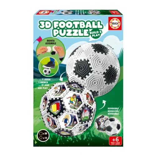 Puzzle 3D de bola com 32 peças