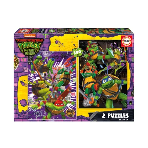 Puzzle 2X500 Ninja Turtles