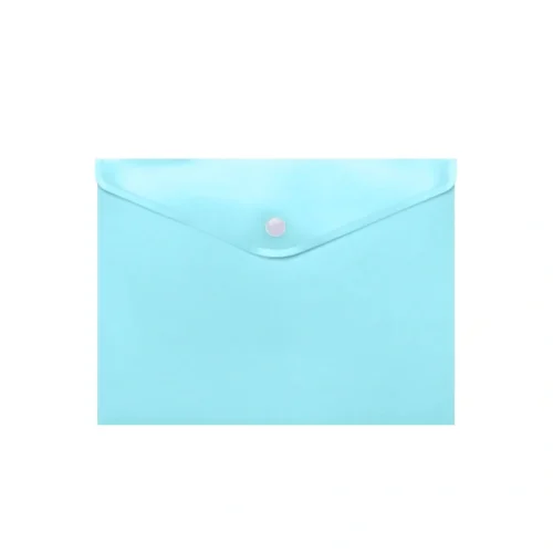 6x Capa Porta Documentos A4 Azul Pastel