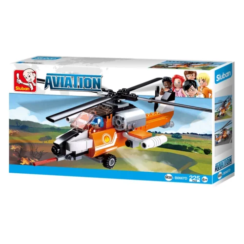 Aviation Helicóptero Incêndio 129 pcs
