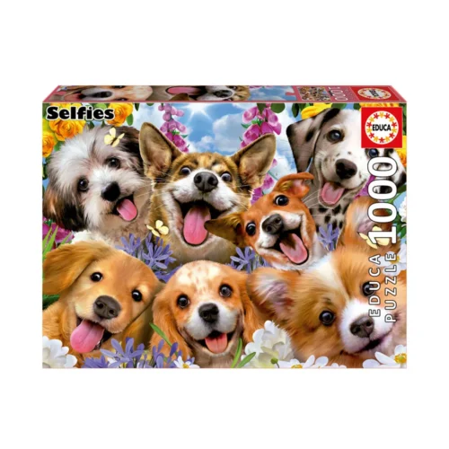 Puzzle 1000 peças Selfie de Cães Educa