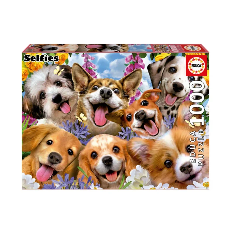 Puzzle 1000 peças Selfie de Cães Educa