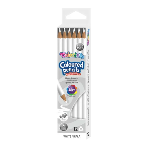 Pack 12 Lápis Cor Colorino Branco