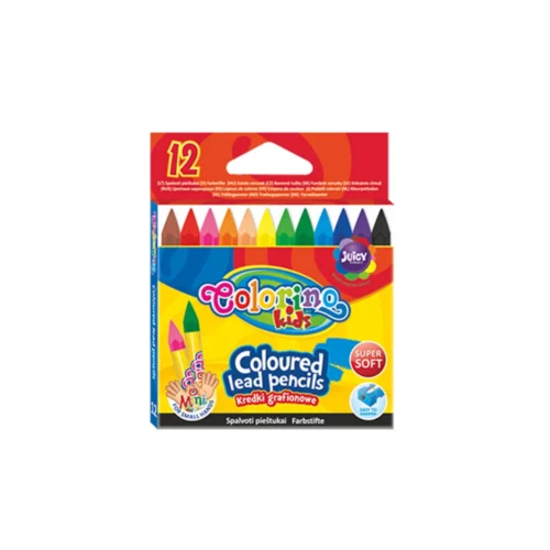 Lápis Cera Colorino 12 Cores