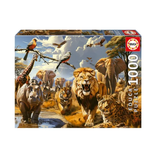 Puzzle 1000 peças Animais Selvagens