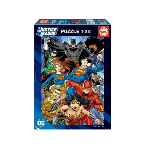 Puzzle 1000 peças Educa Liga da Justiça DC Comics