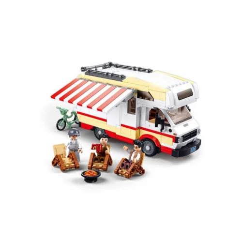 Model Bricks Carrinha Camping 1/35 506 Pcs