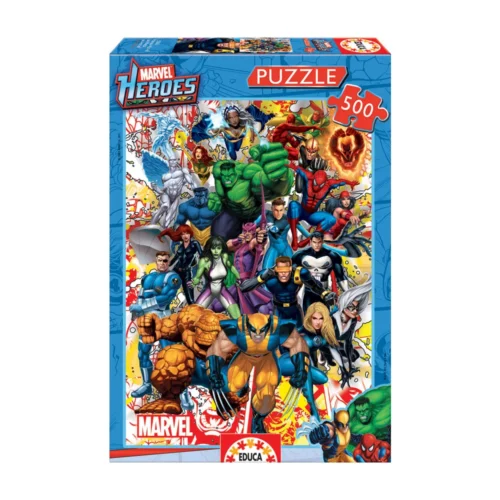 Puzzle 500 Heróis Marvel