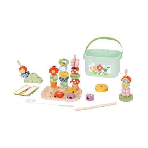 Cestinha Madeira Jardim 34 pcs 3+