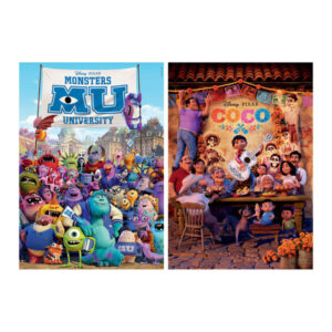 2x Puzzle 100 Pixar
