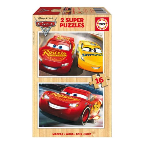 2x Super Puzzle 16 Madeira Cars 3