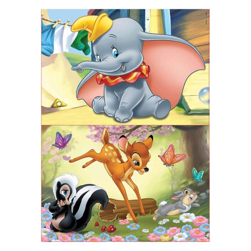 2x Super Puzzle 16 Madeira Disney Dumbo