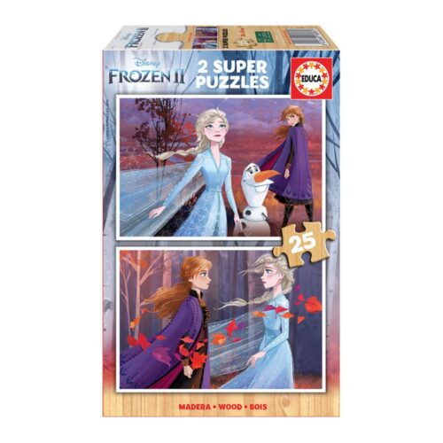 2x Super Puzzle 25 Madeira Frozen 2