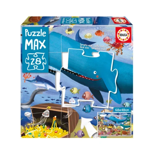 Educa Puzzle Max 28 Animais do Mar