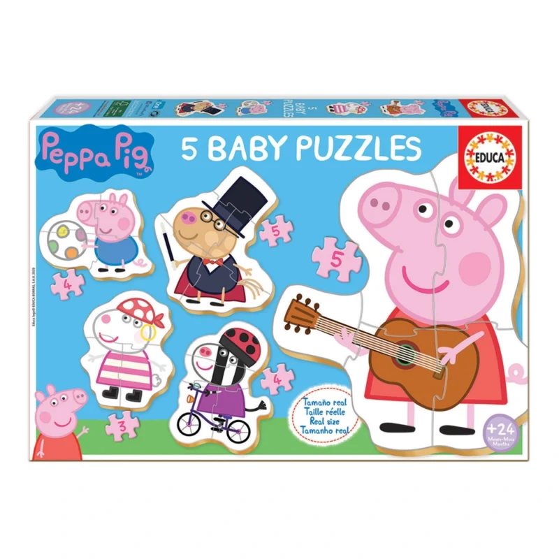 5 Baby Puzzles Peppa Pig 2