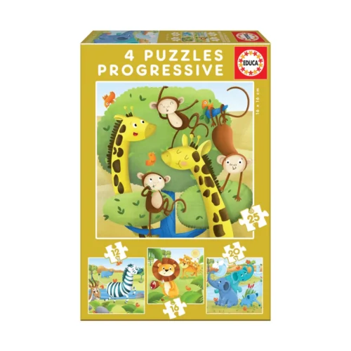 3bead5868638d9c98b63895e35124229.large Puzzle Progressivo Animais Selvagens