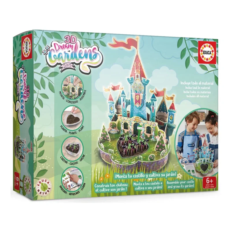 Educa 3D Dream Gardens Castelo
