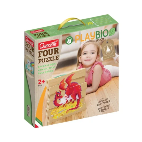 PLAYBIO Puzzle 4 Animais Fantasia 6 pcs