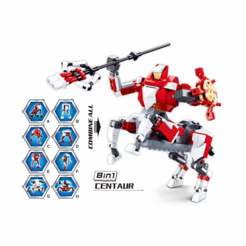 Builder Robot 8 em 1 409 Pcs