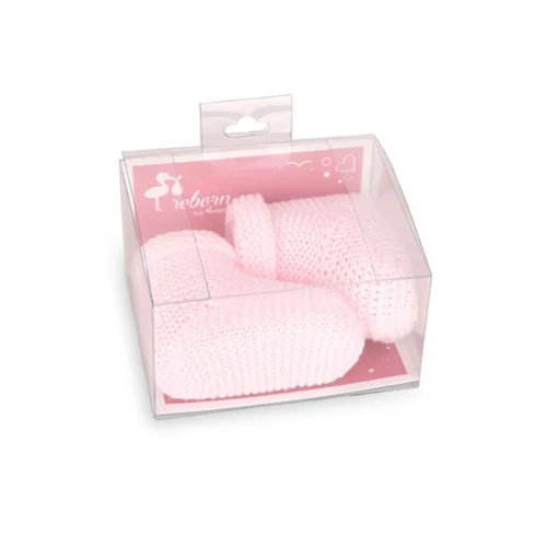 Conjunto Pantufas Rosa Bonecos 40-45 cm