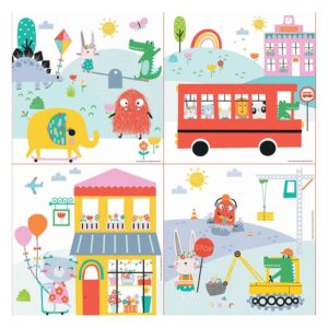 4x Puzzles Progressivos Lemon Ribbon