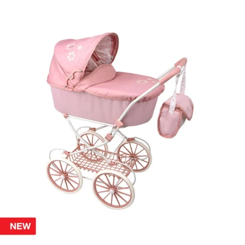 Carrinho com capota Elegance 70x42x90 cm c/ bolsa