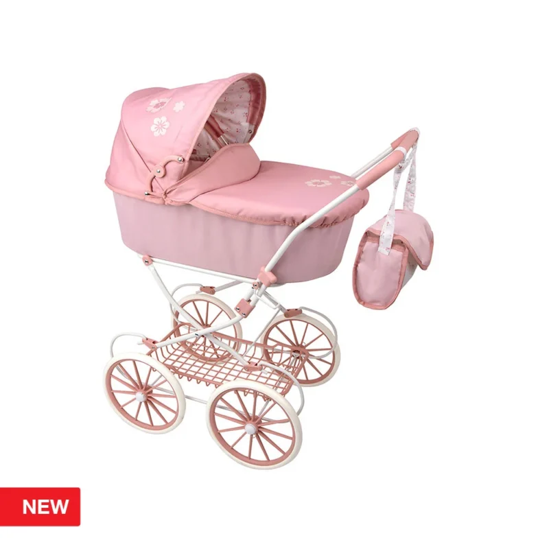 Carrinho com capota Elegance 70x42x90 cm c/ bolsa