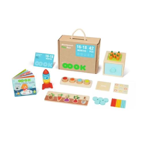 Caixa Educacional Montessori 42 pcs 16m+