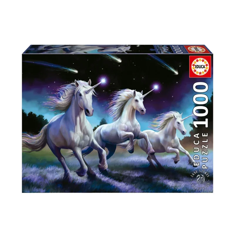 Educa Puzzle 1000 peças Unicórnios, Anne Stokes
