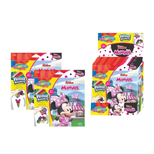 Conj. 4 Magnéticos 2 Sort. Colorino Minnie DIS 12 pcs