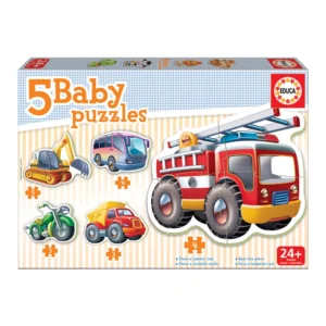 60ac52954319103a0695d1f9c68bc0b6.large 5 Baby Puzzles Veículos
