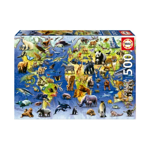 Puzzle 500 Espécies em Extinção