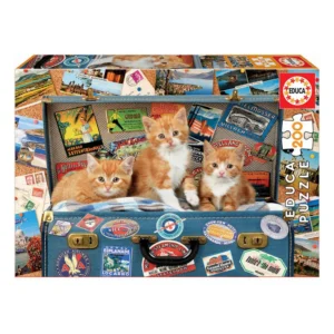 702cb0a638d426b9e7be391bdaa6c249.large Puzzle Junior 200 Gatinhos Viajantes