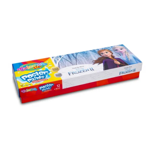 Caixa 12 Cores Pintura Colorino Disney Frozen II