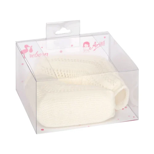 Conjunto de meias bege para bonecos 40-45 cm