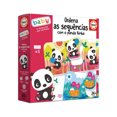 Educa Baby Ordena as Sequências Panda Bimba