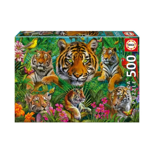Puzzle 500 Selva de Tigres