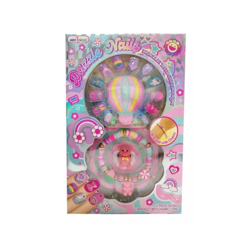 Kit Unhas + Bracelete Rainbow