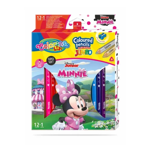 Caixa 12 Lápis + 1 Colorino Disney Minnie
