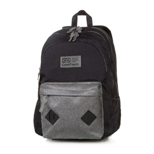 Hippie Mochila Silver Glitter