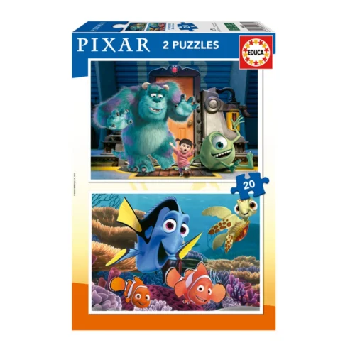 2x Puzzles 20 Disney Pixar
