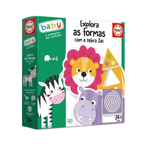 Educa Baby Explora as Formas Zebra Zac