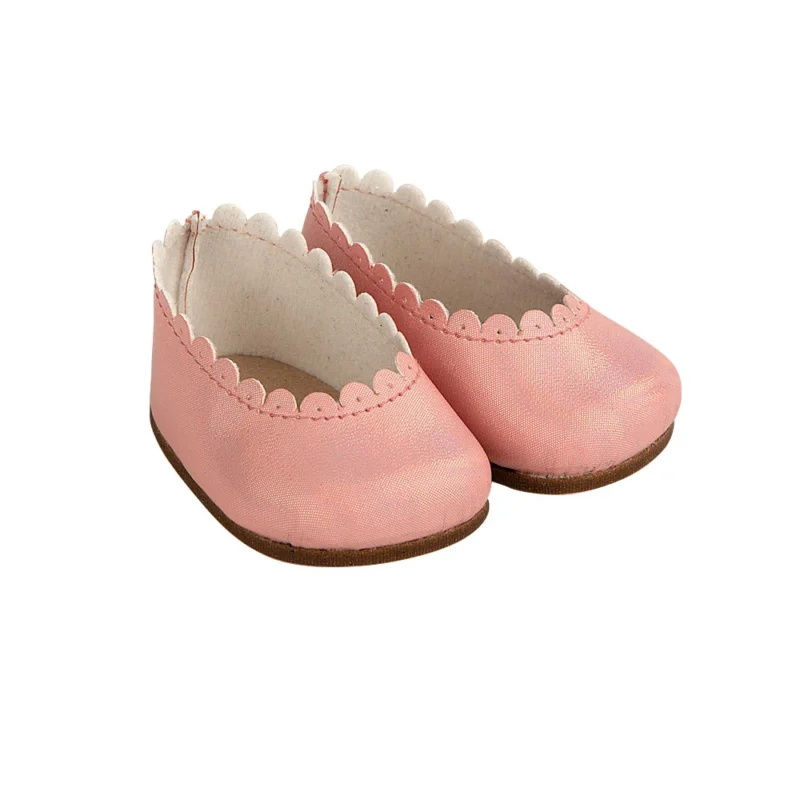 Conjunto Reborn Sapatos Básicos Rosa para Bonecos 40 cm