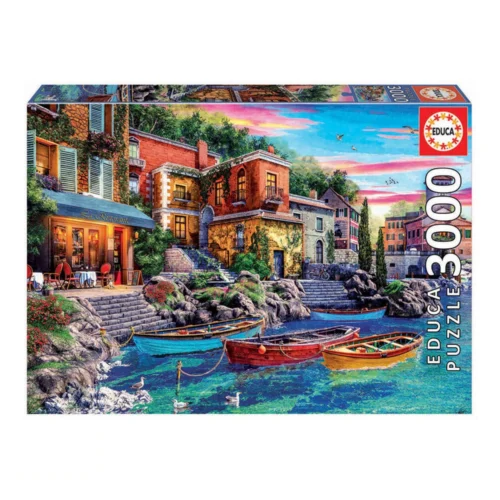 Puzzle 3000 Pôr do Sol em Como
