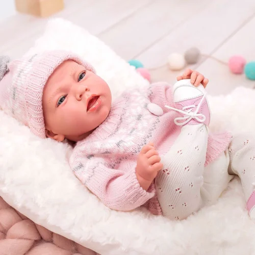 Elegance 40 cm com peso Dafne Rosa com almofada