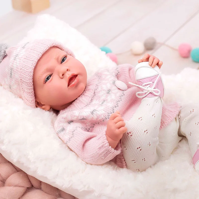 Elegance 40 cm com peso Dafne Rosa com almofada