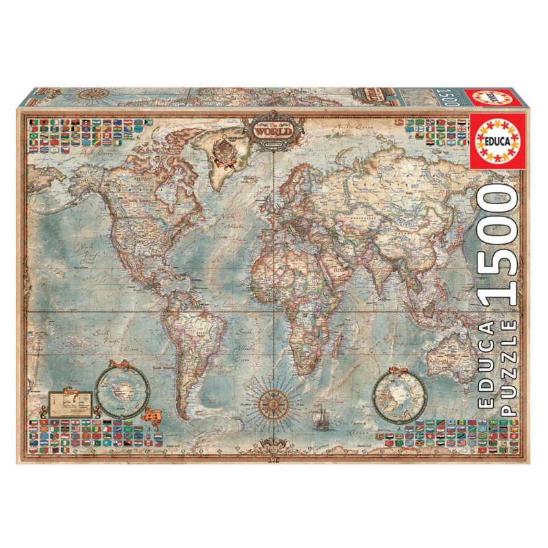9756bb374990ff60a33c0b9f34da3037.large Puzzle 1500 O Mundo