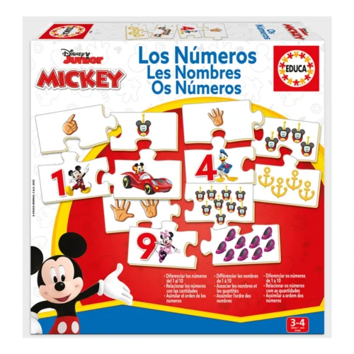Educa Os Números Mickey & Friendes